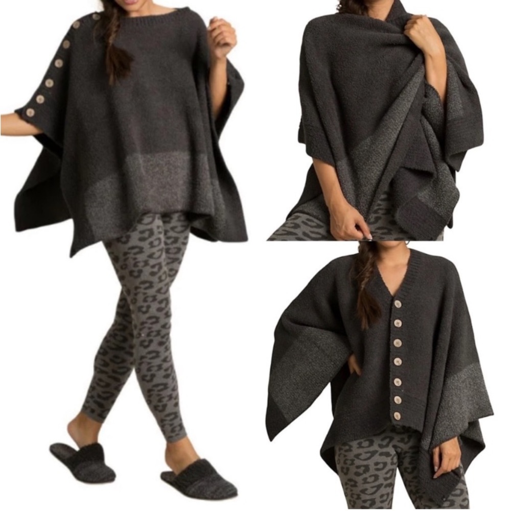 Barefoot Dreams CozyChic Coastline
Poncho one size
100% PolyesterMicrofiber